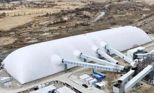 川藏鐵路一種新型砂石項目成品料倉首次在砂石行業(yè)內成功應用